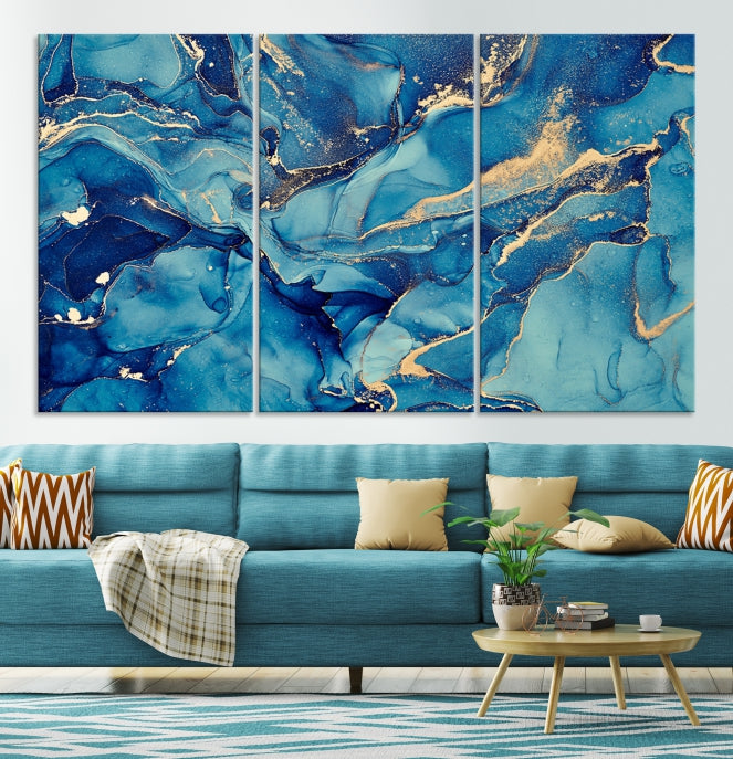 Extra Large Modern Abstract Canvas Wall Art Print