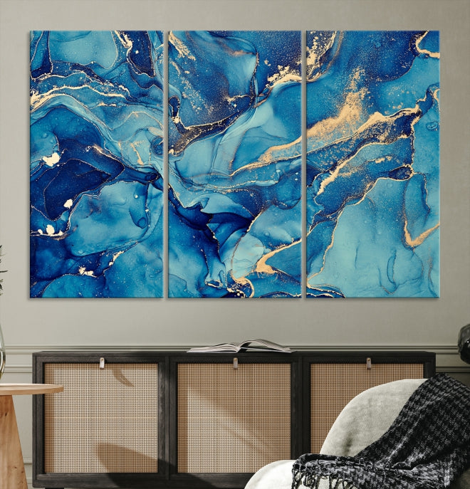 Extra Large Modern Abstract Canvas Wall Art Print