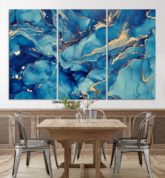 Extra Large Modern Abstract Canvas Wall Art Print