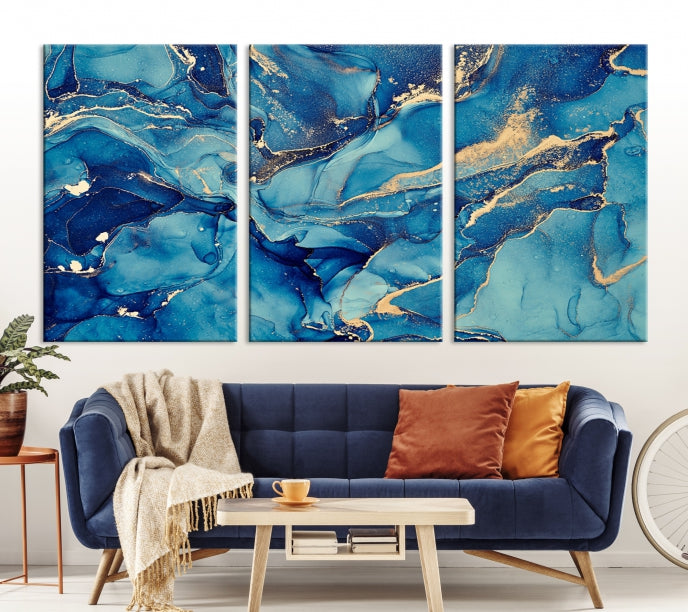 Extra Large Modern Abstract Canvas Wall Art Print