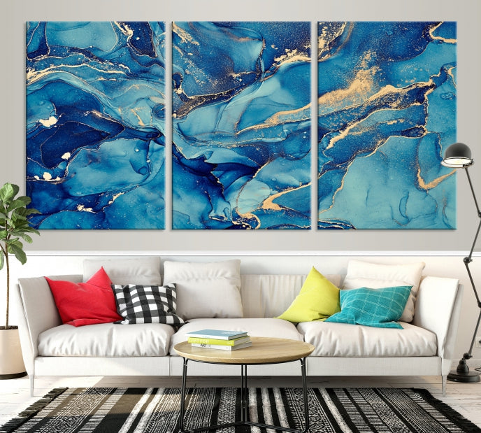 Extra Large Modern Abstract Canvas Wall Art Print