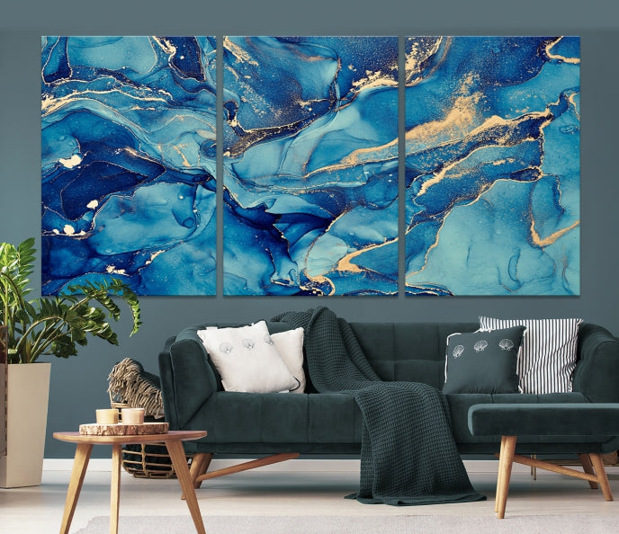 Extra Large Modern Abstract Canvas Wall Art Print