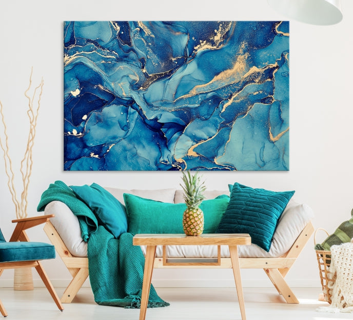 Extra Large Modern Abstract Canvas Wall Art Print