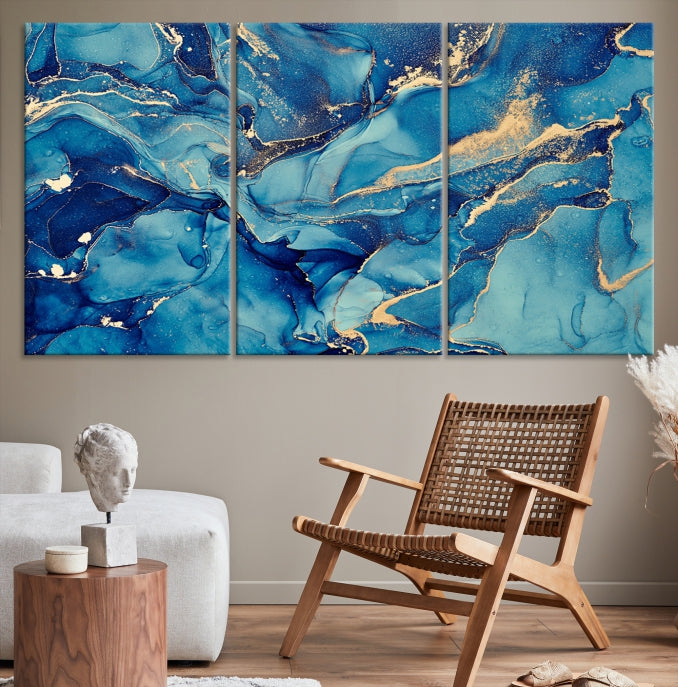 Extra Large Modern Abstract Canvas Wall Art Print