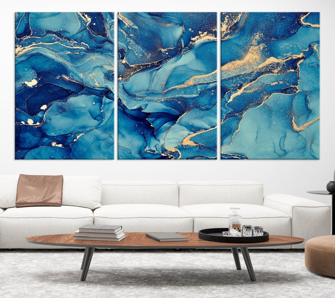 Extra Large Modern Abstract Canvas Wall Art Print