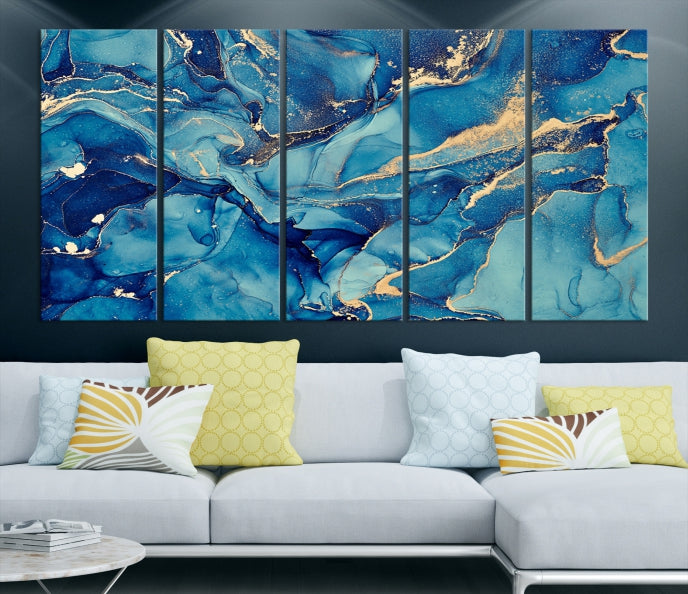 Extra Large Modern Abstract Canvas Wall Art Print