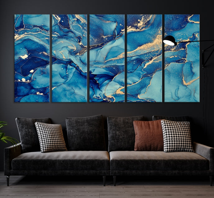 Extra Large Modern Abstract Canvas Wall Art Print