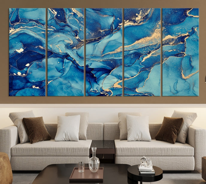 Extra Large Modern Abstract Canvas Wall Art Print