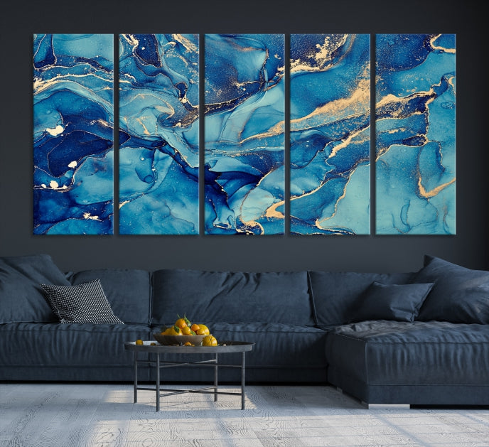 Extra Large Modern Abstract Canvas Wall Art Print