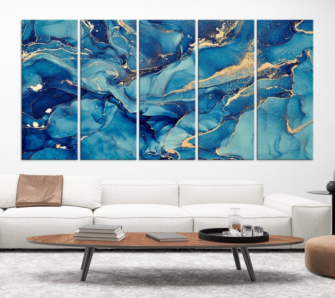 Extra Large Modern Abstract Canvas Wall Art Print