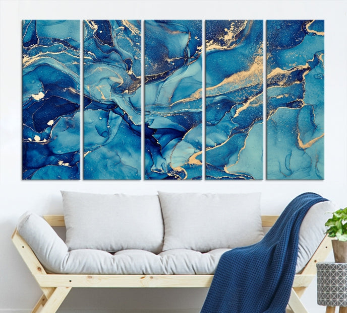 Extra Large Modern Abstract Canvas Wall Art Print