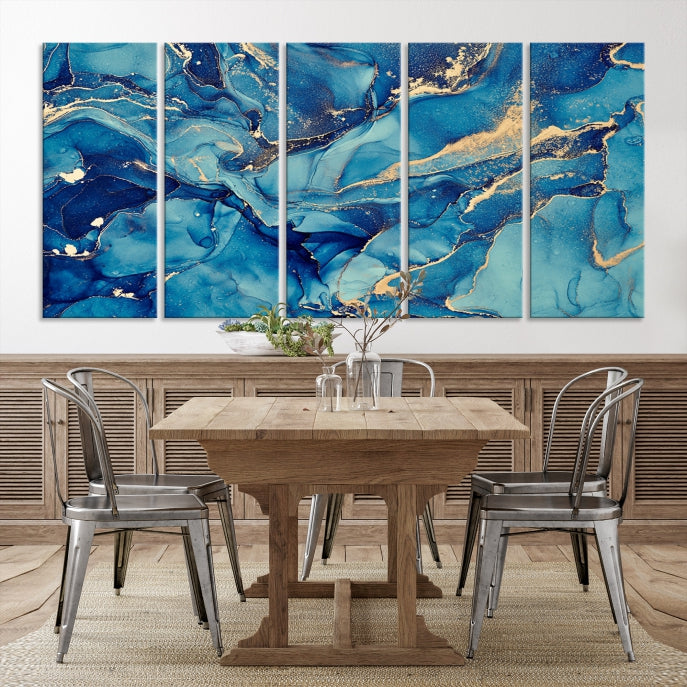 Extra Large Modern Abstract Canvas Wall Art Print