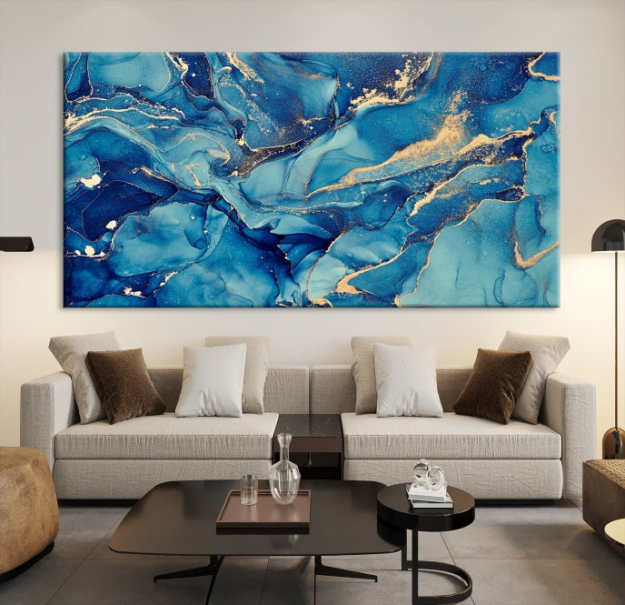 Extra Large Modern Abstract Canvas Wall Art Print