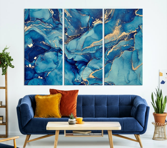 Extra Large Modern Abstract Canvas Wall Art Print