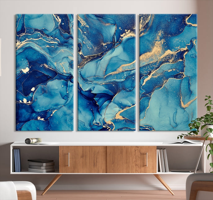 Extra Large Modern Abstract Canvas Wall Art Print