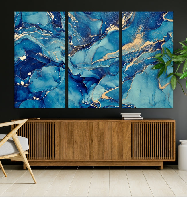 Extra Large Modern Abstract Canvas Wall Art Print