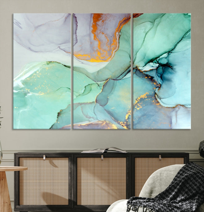 Extra Large Wall Art Abstract Marble Print Modern Canvas Art