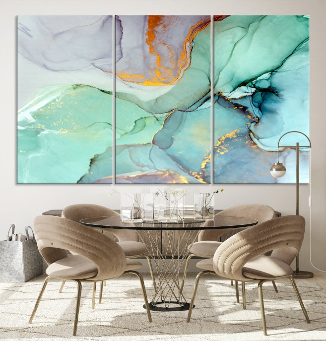 Extra Large Wall Art Abstract Marble Print Modern Canvas Art