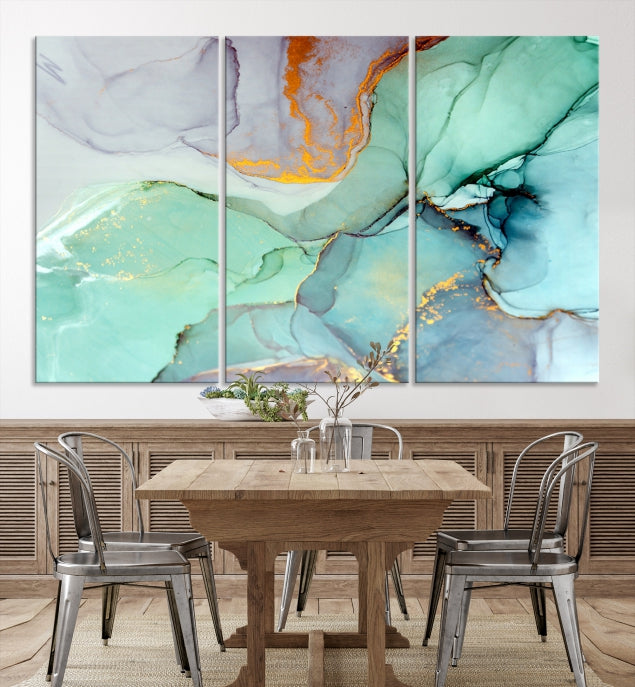 Extra Large Wall Art Abstract Marble Print Modern Canvas Art