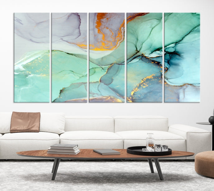 Extra Large Wall Art Abstract Marble Print Modern Canvas Art