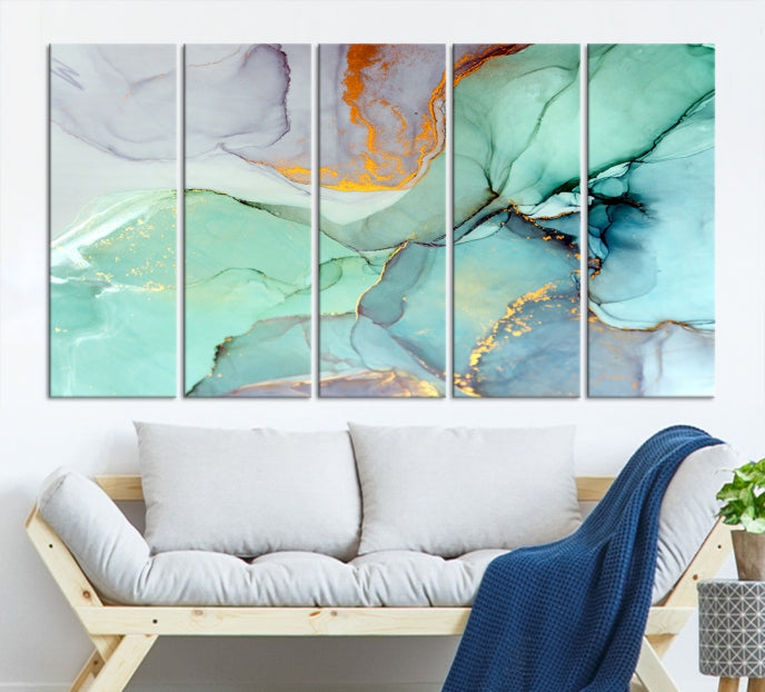 Extra Large Wall Art Abstract Marble Print Modern Canvas Art