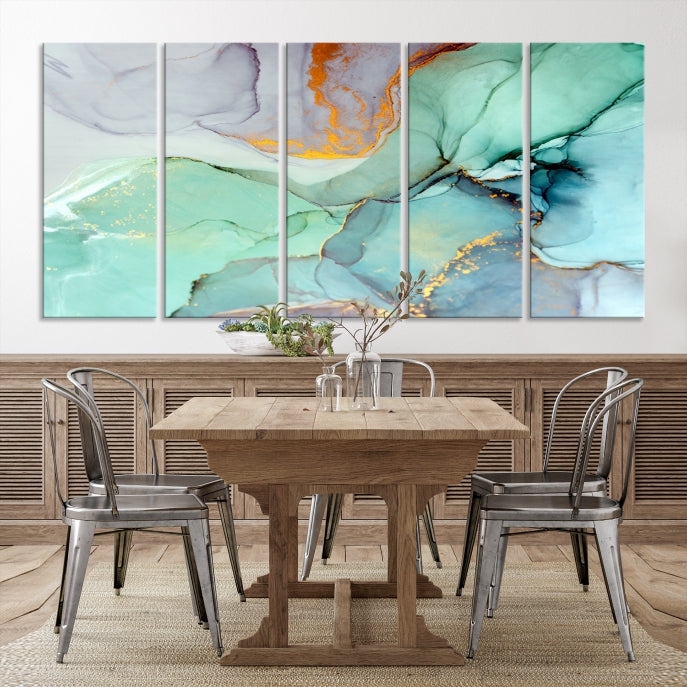 Extra Large Wall Art Abstract Marble Print Modern Canvas Art