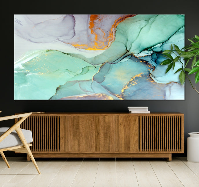 Extra Large Wall Art Abstract Marble Print Modern Canvas Art