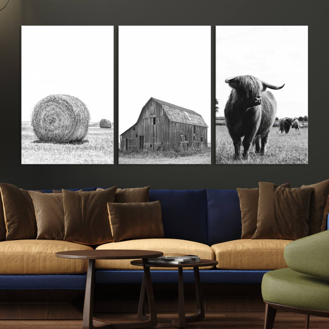 Farmhouse Wall Art Decor Canvas Print