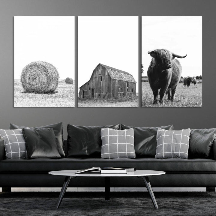 Farmhouse Wall Art Decor Canvas Print