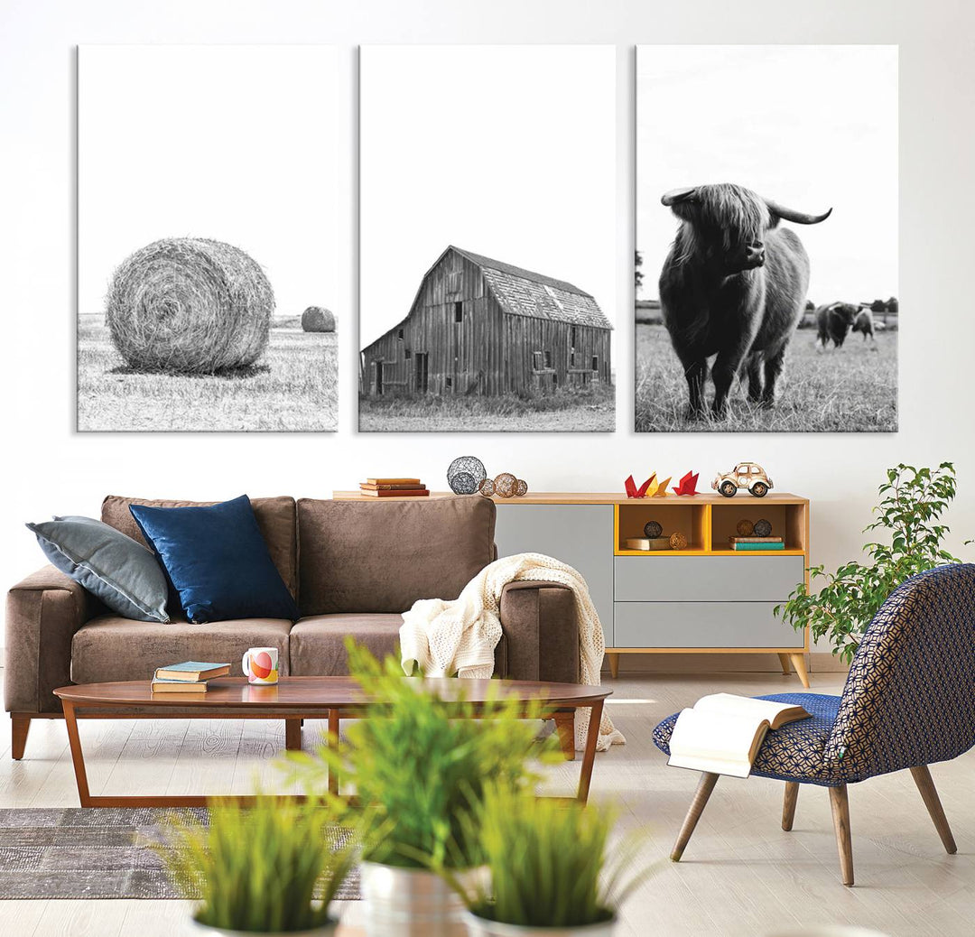 Farmhouse Wall Art Decor Canvas Print