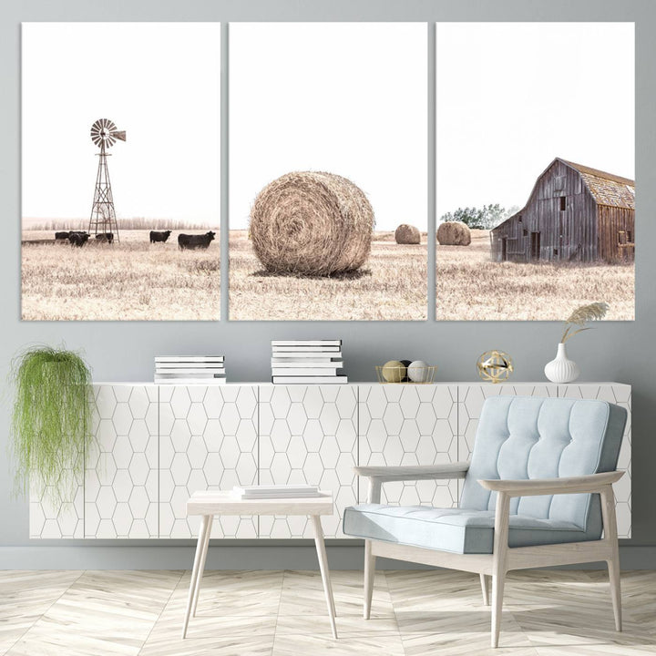 Farmhouse Wall Art Decor Canvas Print