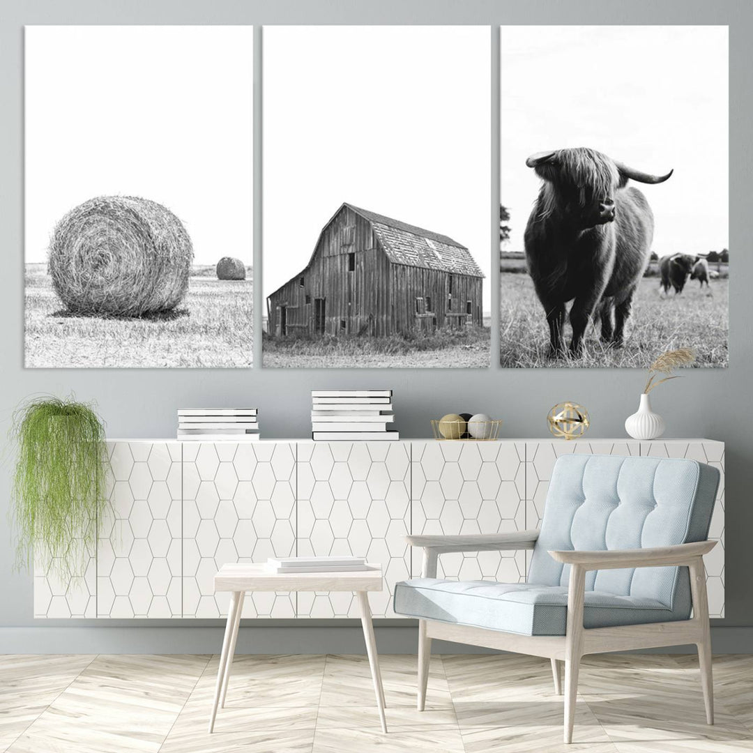 Farmhouse Wall Art Decor Canvas Print