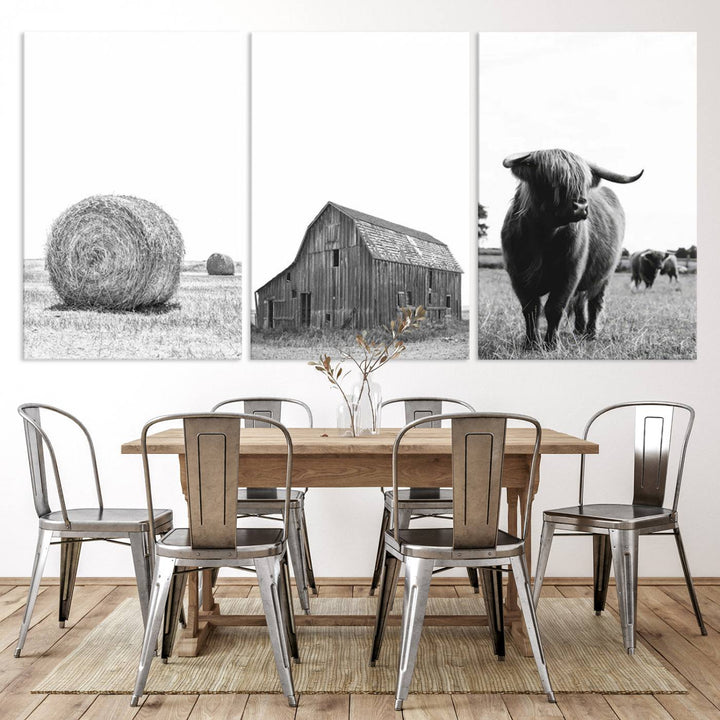 Farmhouse Wall Art Decor Canvas Print