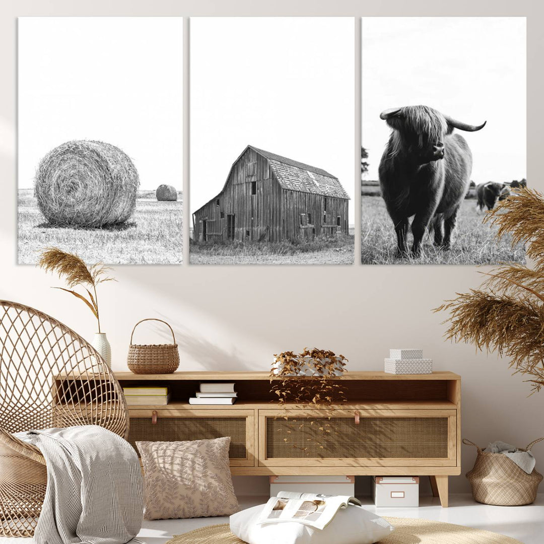 Farmhouse Wall Art Decor Canvas Print