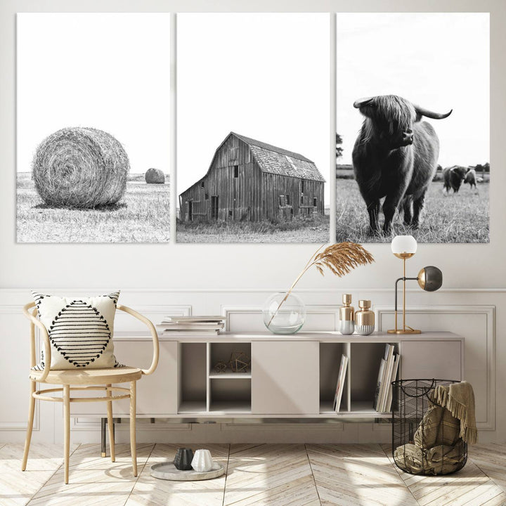 Farmhouse Wall Art Decor Canvas Print