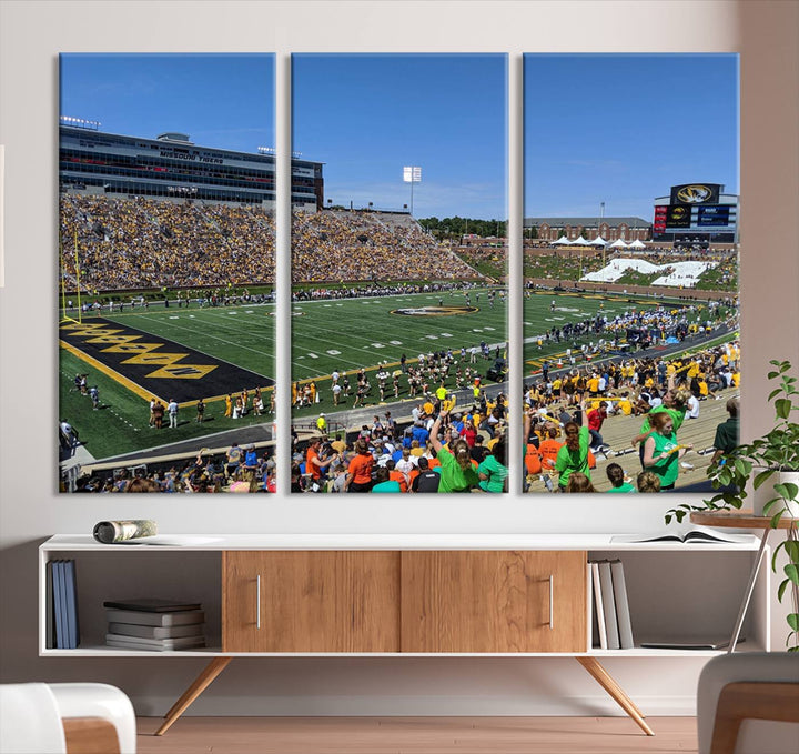 Faurot Field at Memorial Stadium Wall Art Canvas Print