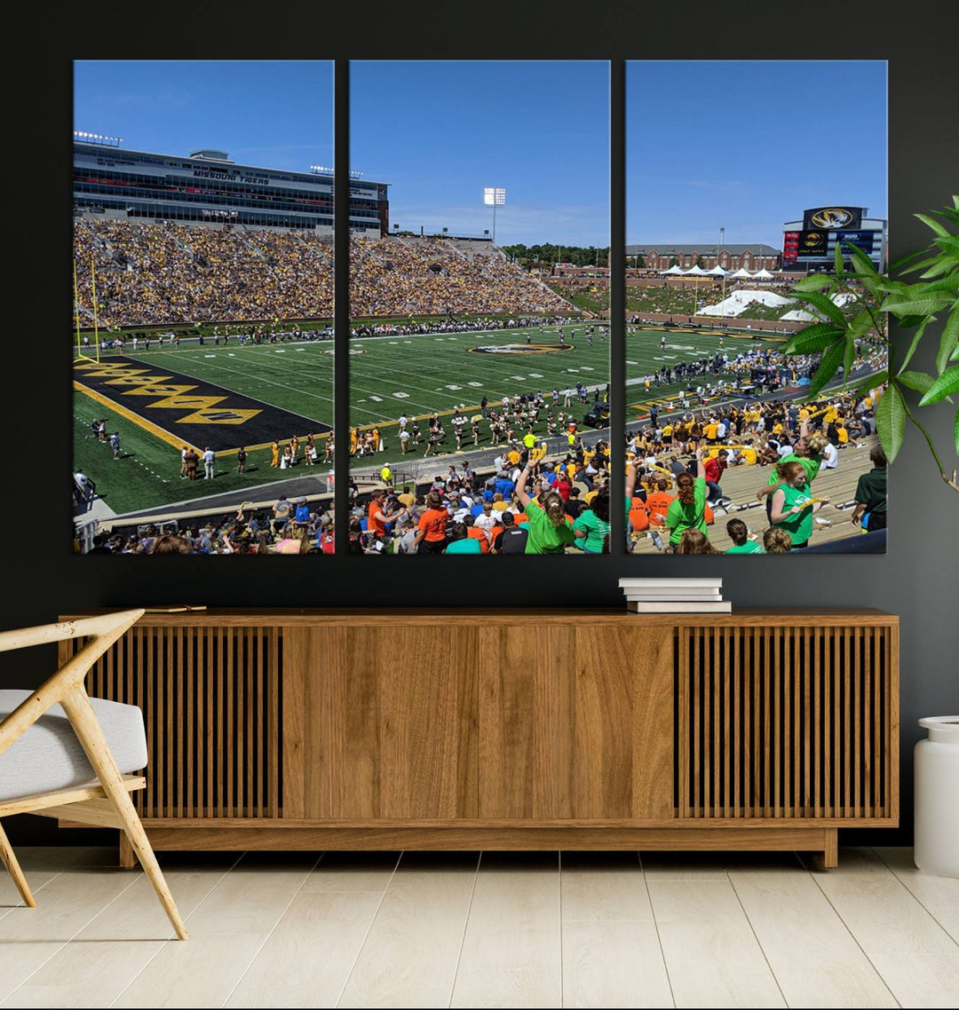 Faurot Field at Memorial Stadium Wall Art Canvas Print