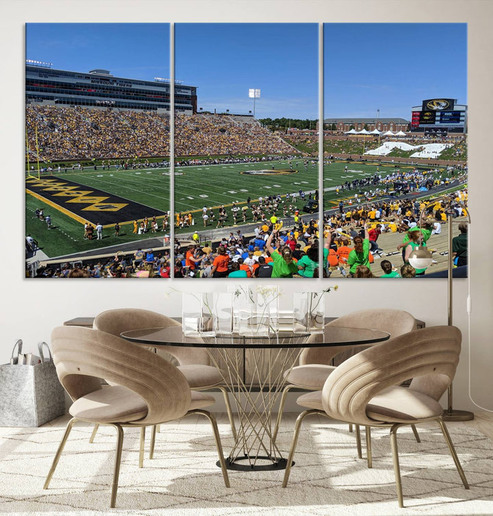 Faurot Field at Memorial Stadium Wall Art Canvas Print