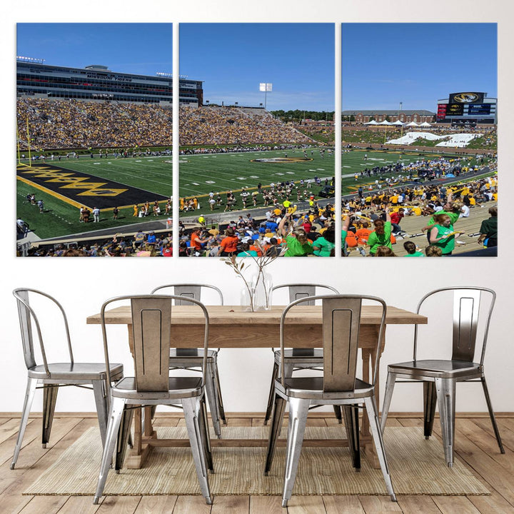 Faurot Field at Memorial Stadium Wall Art Canvas Print