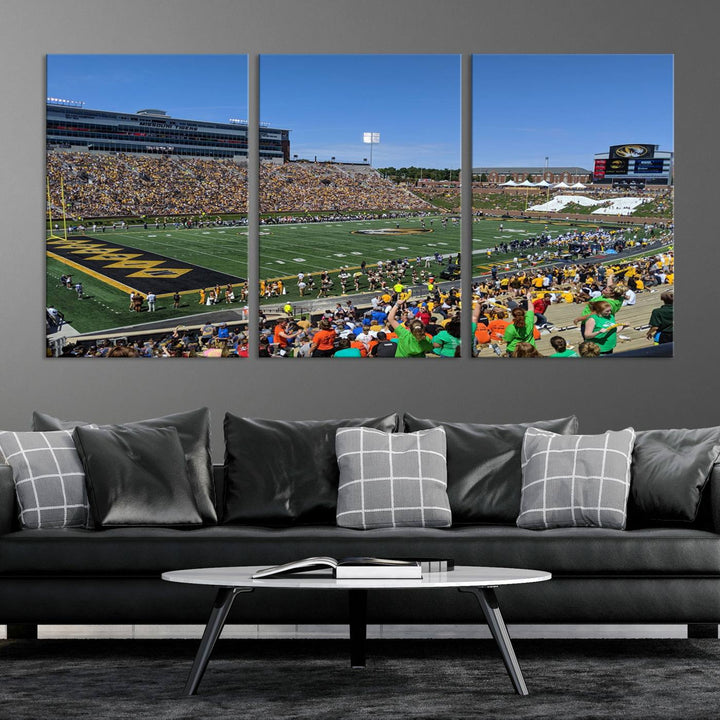 Faurot Field at Memorial Stadium Wall Art Canvas Print