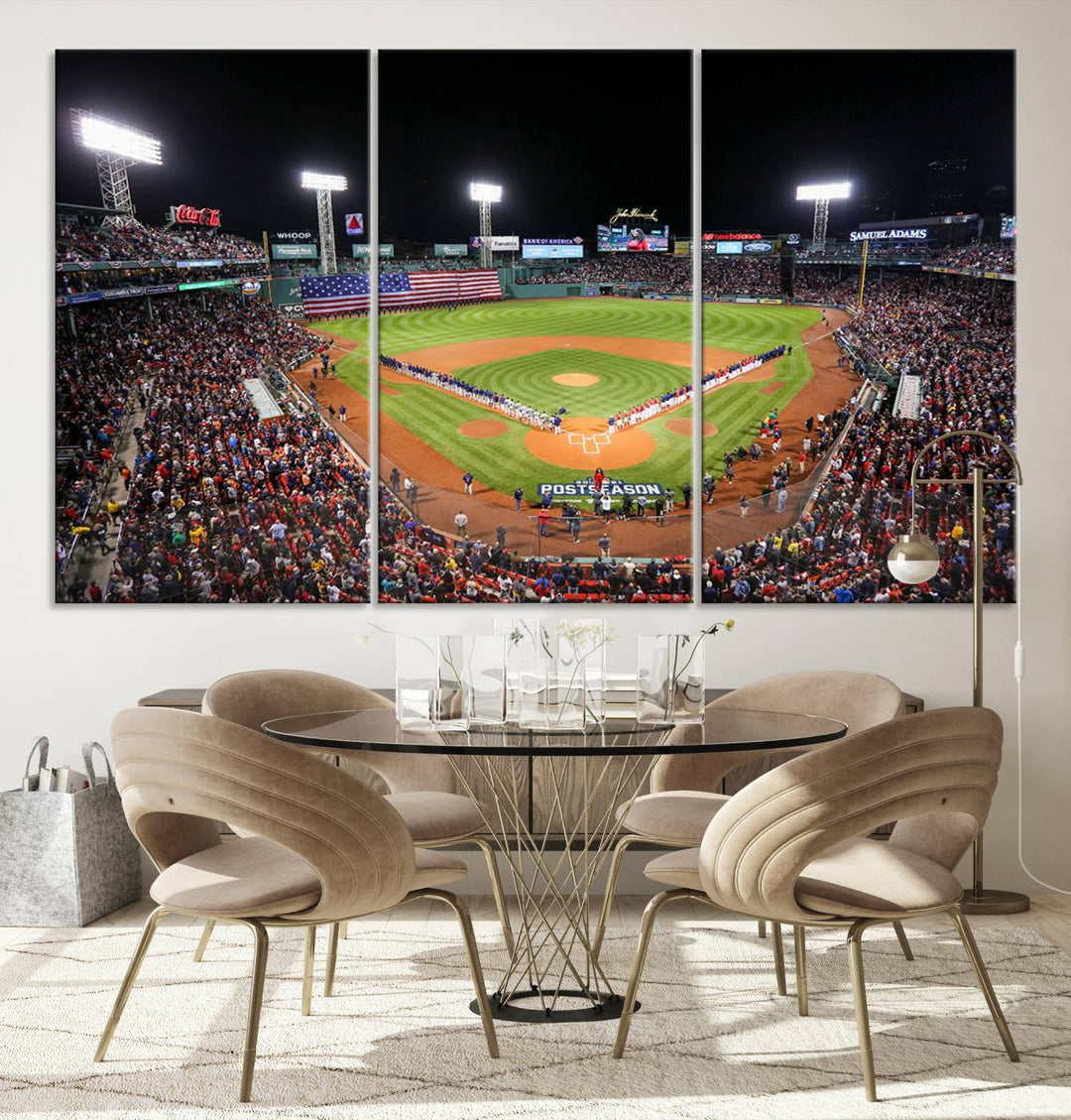 Fenway Park Boston Red Sox Stadium Wall Art Canvas Print