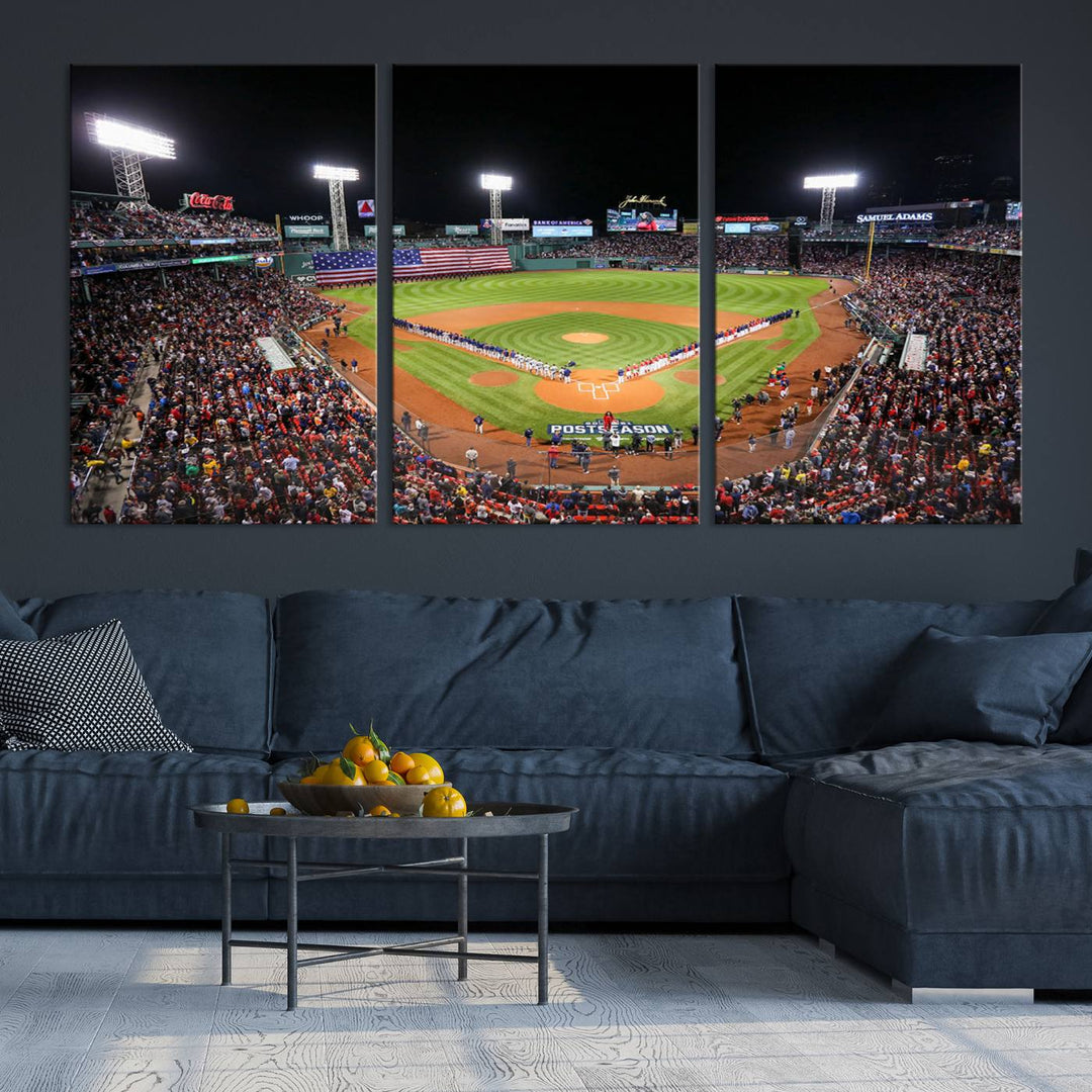 Fenway Park Boston Red Sox Stadium Wall Art Canvas Print