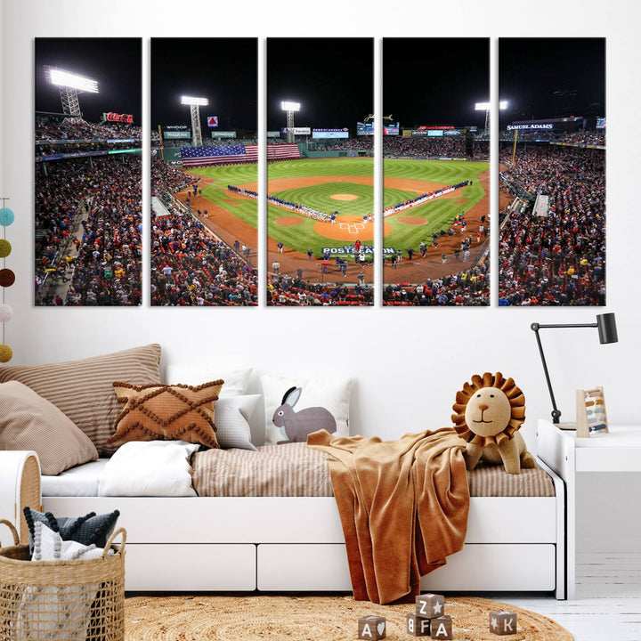 Fenway Park Boston Red Sox Stadium Wall Art Canvas Print