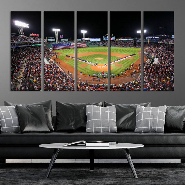 Fenway Park Boston Red Sox Stadium Wall Art Canvas Print