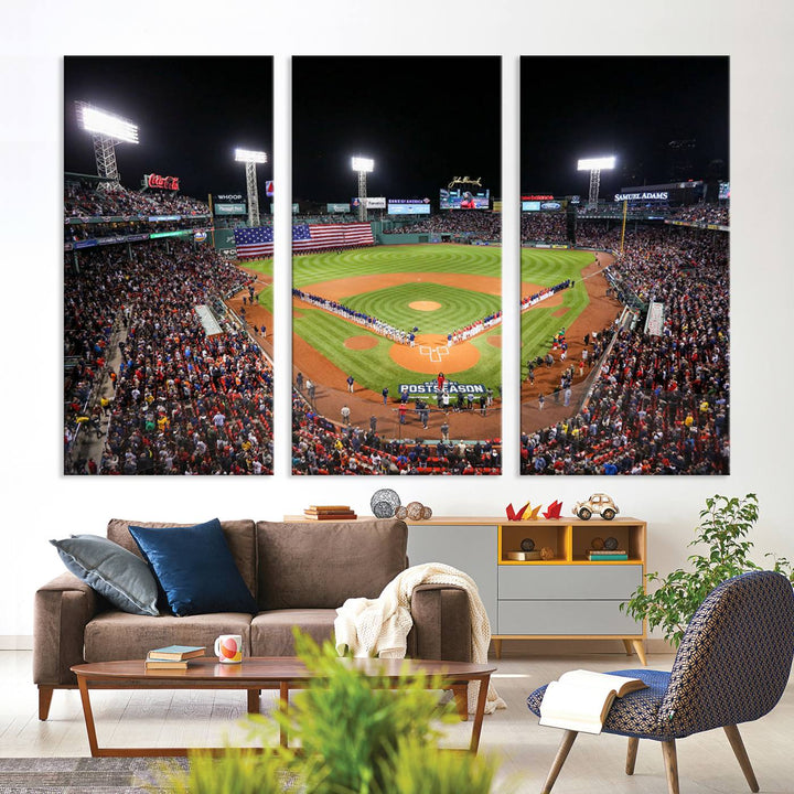 Fenway Park Boston Red Sox Stadium Wall Art Canvas Print