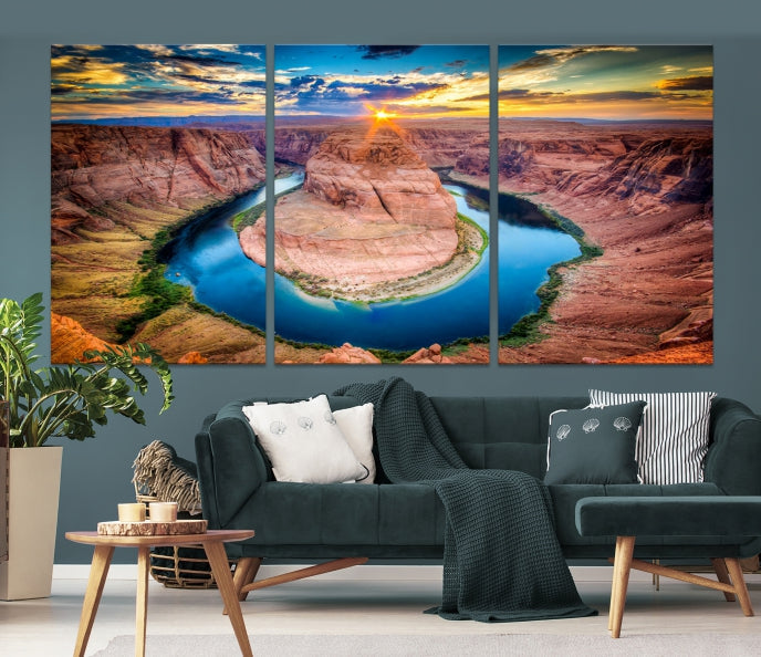 Grand Canyon Landscape Picture on Canvas Giclee Extra Large Wall Art Print