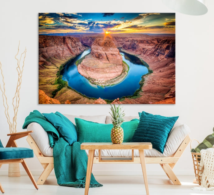 Grand Canyon Landscape Picture on Canvas Giclee Extra Large Wall Art Print