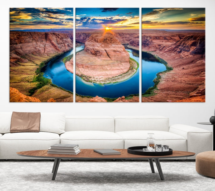 Grand Canyon Landscape Picture on Canvas Giclee Extra Large Wall Art Print