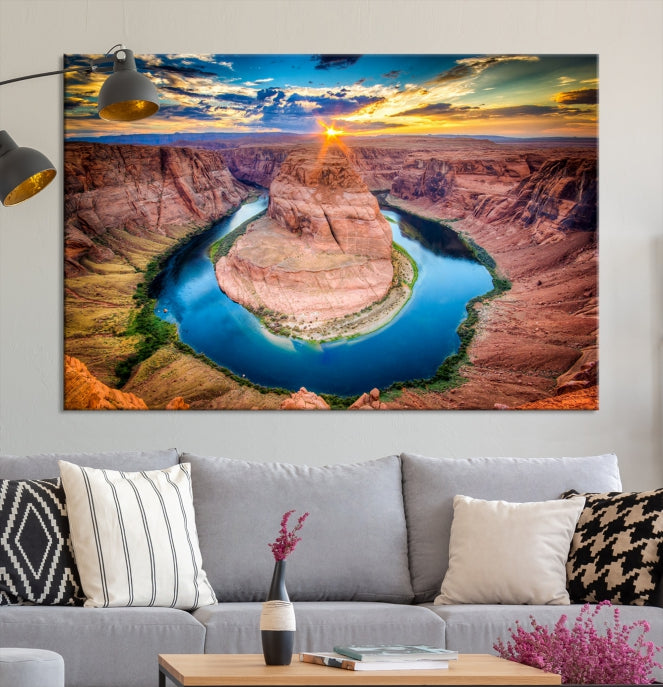 Grand Canyon Landscape Picture on Canvas Giclee Extra Large Wall Art Print