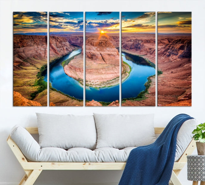 Grand Canyon Landscape Picture on Canvas Giclee Extra Large Wall Art Print